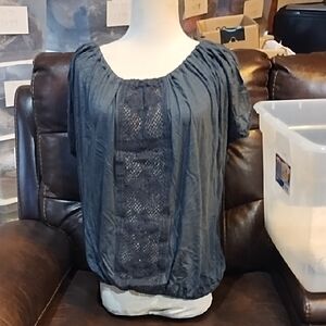 Elegant Grey Women's Top